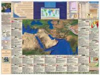 Middle East teaching map - Folded Wall Chart